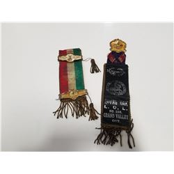 Lot of 2 Antique Ontario Elk Regalia Medals