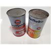 Image 1 : Lot of 2 Gulf Quart Tins