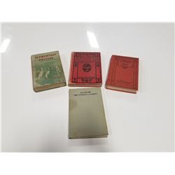 Lot of Antique Math & Science School Books