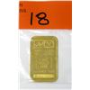 Image 1 : Rare 1979 Johnson Matthey 1/2 Oz .999 Gold Bar