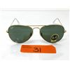 Image 1 : New Ray Ban Aviator Sunglasses - G-15 Lens