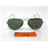 Image 1 : New Ray Ban Aviator Sunglasses - G-15 Lens