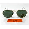Image 1 : New Ray Ban Aviator Sunglasses - G-15 Lens
