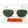 Image 1 : New Ray Ban Aviator Sunglasses - G-15 Lens