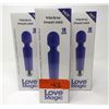 Image 1 : 3 New Love Magic Vibrator/Massagers - Purple