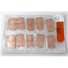 Image 1 : Ten 1 Ounce .999 Fine Copper Art Bars