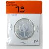 Image 1 : 1 Oz .9999 Fine Silver 2011 Canada Maple Leaf Coin
