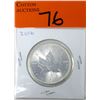 Image 1 : 1 Oz .9999 Fine Silver 2016 Canada Maple Leaf Coin