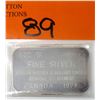 Image 1 : 1 Oz. .999+ Silver Johnson Matthey & Mallory Bar