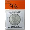 Image 1 : 1953 Canadian Silver Half Dollar - Small Date