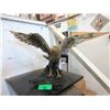 Image 1 : Large Metal Eagle Statue - 24" wide x 15" tall