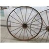 Image 1 : Vintage Forged 51" Wagon Wheel