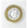 Image 2 : .999 Silver 1995 Caesars Palace Casino $10 Token