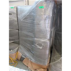 Grey Microfiber Sectional End