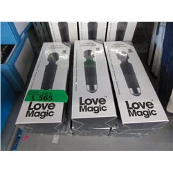 3 New Love Magic Vibrator/Massagers - Black