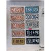 Image 1 : 10 Vintage Canadian License Plates