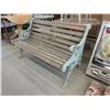 Image 1 : Metal Framed Garden Bench