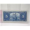 Image 2 : 1937 Canadian Five Dollar Bank Note