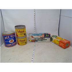 VINTAGE TINS AND BOXES