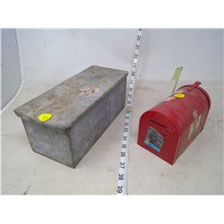 INTERNATIONAL HARVESTER COIN BANK AND MISC. MAILBOX