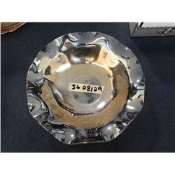 IRIS HERRING AMBER BOWL