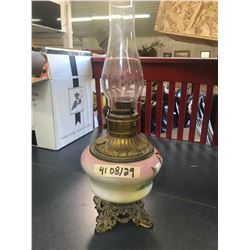 HAND PAINTED LAMP PINK