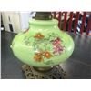 Image 3 : GREEN HAND PAINTED LAMP