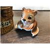 Image 2 : SQUIRREL COOKIE JAR (JAR TOP BROKEN INSIDE JAR)