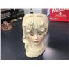 Image 1 : LADY HEAD VASE