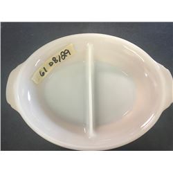 FIRE KING DIVIDED DISH