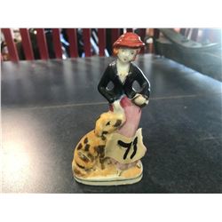 OCCUPIED JAPAN LADY + DOG