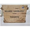 Image 1 : WILLARDS CHOCOLATES WOOD BOX