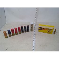 30-30 WIN. CARTRIDGES AND MAGNUM 4, 12 GAUGE SHOTGUN ROUNDS