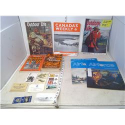 VINTGE AIRFORCE / HUNTING / RODEO MAGAZINES