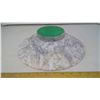 Image 2 : 1993 CARRERA, ITALY CARVED POLISHED MARBLE STANDED DISH - HEIGHT 3", DIAMETER 12"