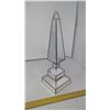 Image 2 : 1942 MASAN SECRET SOCIETY MIRRORED OBELISK STAINLESS STEEL JOINS - HEIGHT 16"