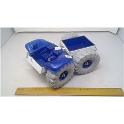 RARE 1972 TONKA METAL TOY - MOON BUGGY - STAR DUST CANDY, BLUE SEATS, LENGTH 12"