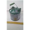 Image 1 : 1962 GALVANIZED STEEL GAS CAN - 8" HEIGHT