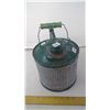 Image 2 : 1962 GALVANIZED STEEL GAS CAN - 8" HEIGHT