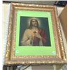 Image 1 : 1933 GILT WOOD FRAME PRINT OF JESUS 26" X 21"