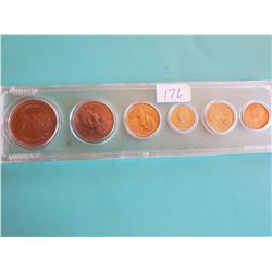 1975 CANADA UNCIRCULATED SET 1 CENT TO 1 DOLLAR