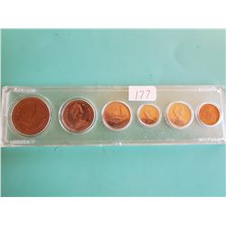 1977 CANADA UNCIRCULATED SET 1 CENT TO 1 DOLLAR