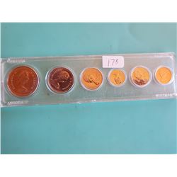1978 CANADA UNCIRCULATED SET 1 CENT TO 1 DOLLAR