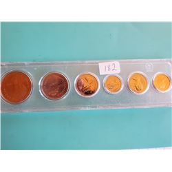 1984 CANADA UNCIRCULATED SET 1 CENT TO 1 DOLLAR