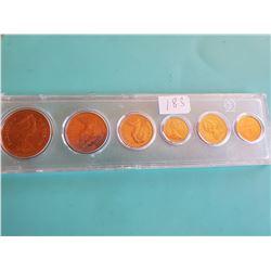 1985 CANADA UNCIRCULATED SET 1 CENT TO 1 DOLLAR