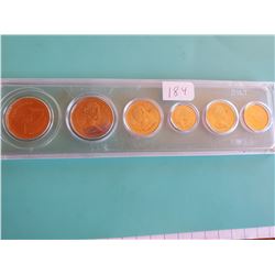 1989 CANADA UNCIRCULATED SET 1 CENT TO 1 DOLLAR