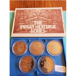 1977 "INDIGNEOUS HERITAGE SERIES" MINT SET - BRITISH COLUMBIA