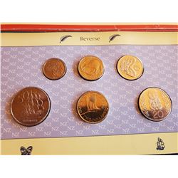 1990 NEW ZEALAND BRILLIANT UNCIRCULATED COIN COLLECTION