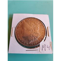 1886 USA MORGAN DOLLAR 90% SILVER