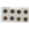 Image 2 : LOT OF 8 DIFFERENT CANADIAN EDWARD VII LARGE CENTS 1902-1910. COINS GRADE F-12 TO VF-30